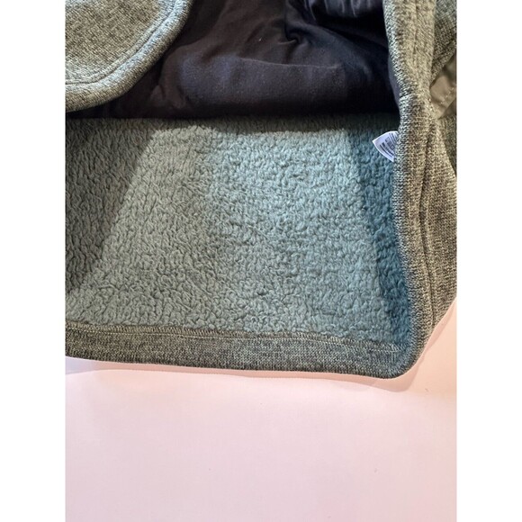 REEL LIFE Silver pine Green 1/4 Zip Barrel Curl Fleece- M NWT MSRP $70 - Picture 9 of 11